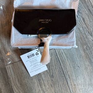 Jimmy Choo Silver Parfums Clutch